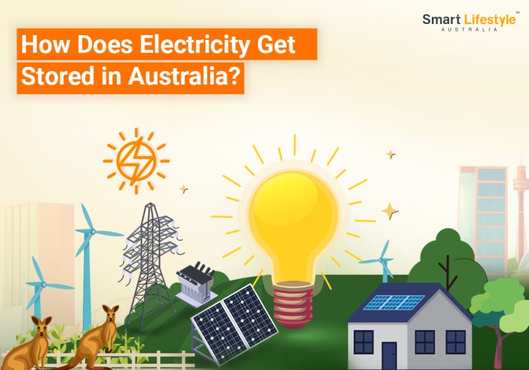 How does electricity gets stored in Australia