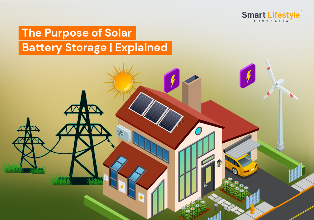 The purpose of solar battery storage